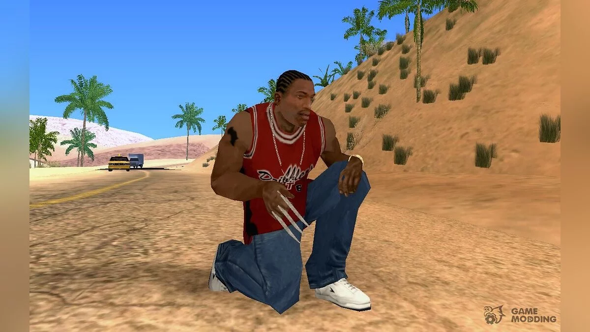 Grand Theft Auto: San Andreas — Garras de "lobezno"