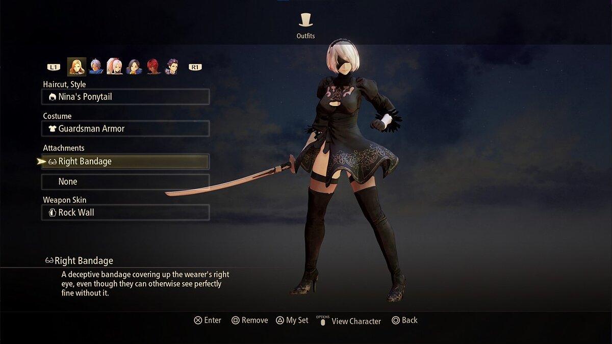 Tales of Arise — Kisara in 2B costume from the game Nier Automata