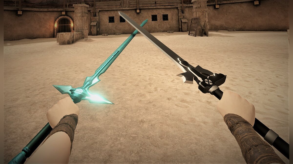 Blade and Sorcery — A set of weapons from the game Sword Art Online