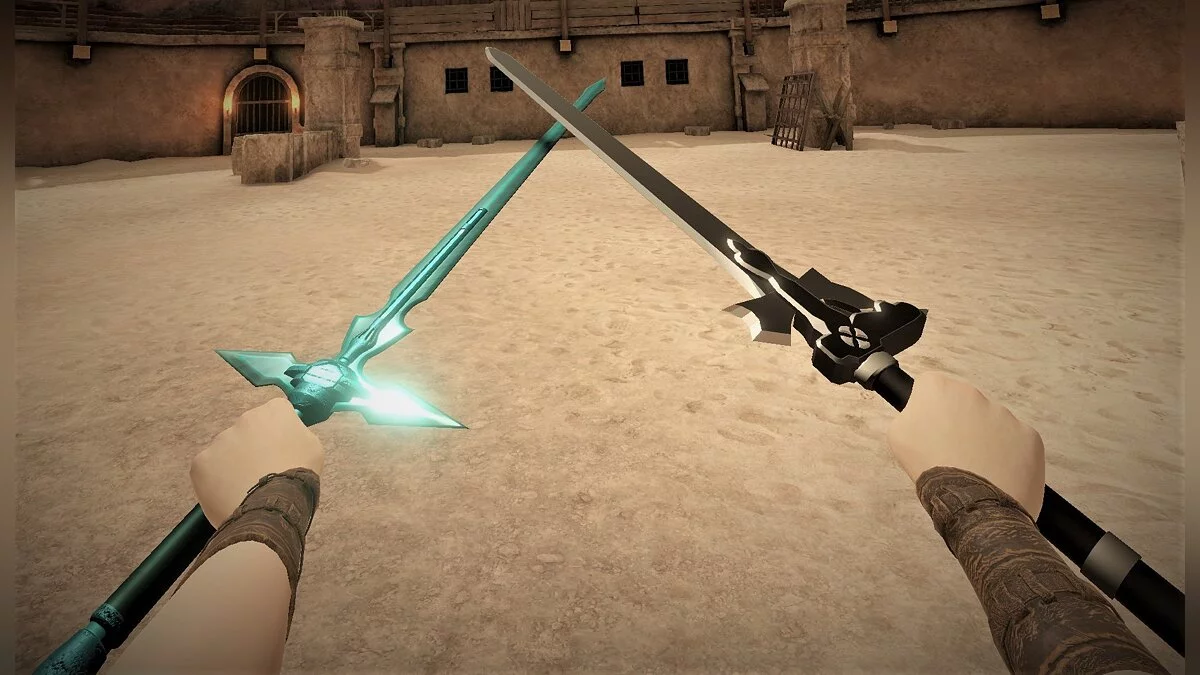 Blade and Sorcery — Un conjunto de armas del juego Sword Art Online.