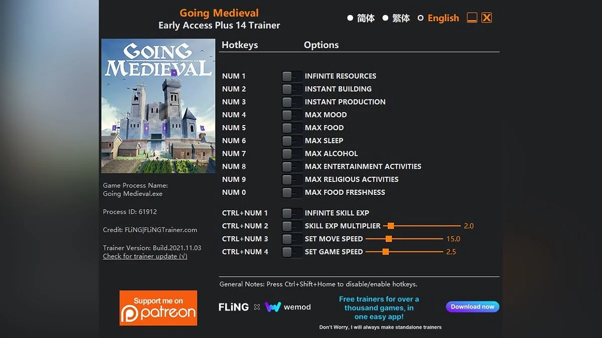 Going Medieval — Formateur (+14) [EA : 11/04/2021]