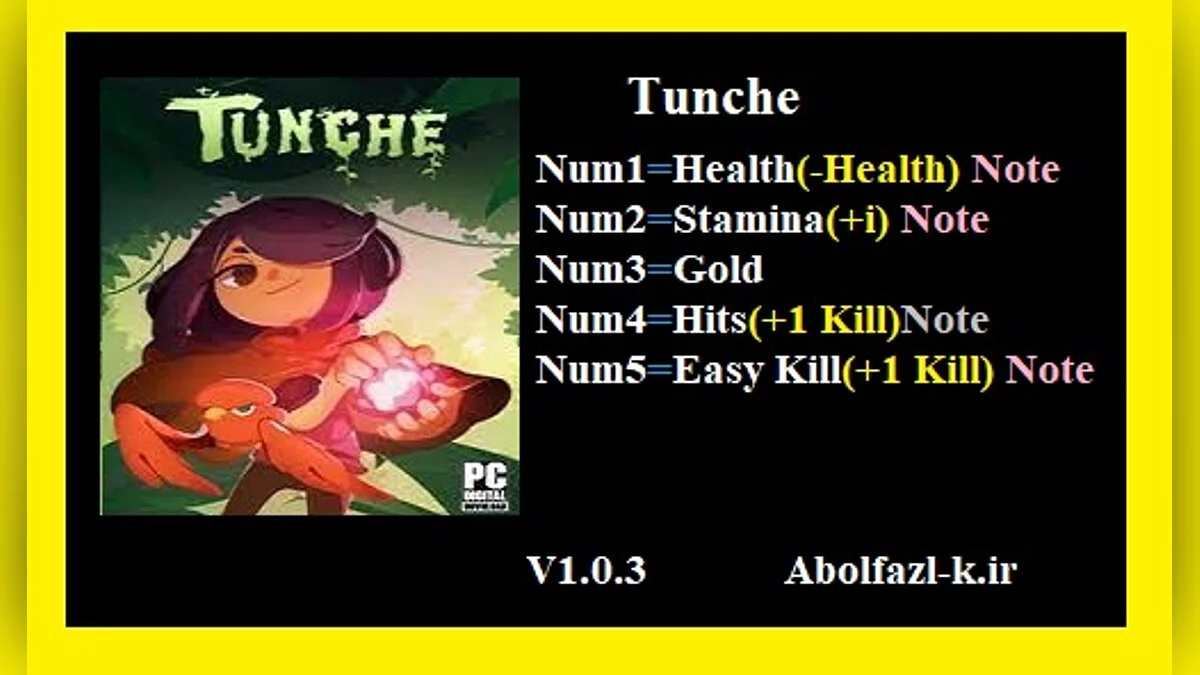 Tunche — Trainer (+5) [1.0.3]