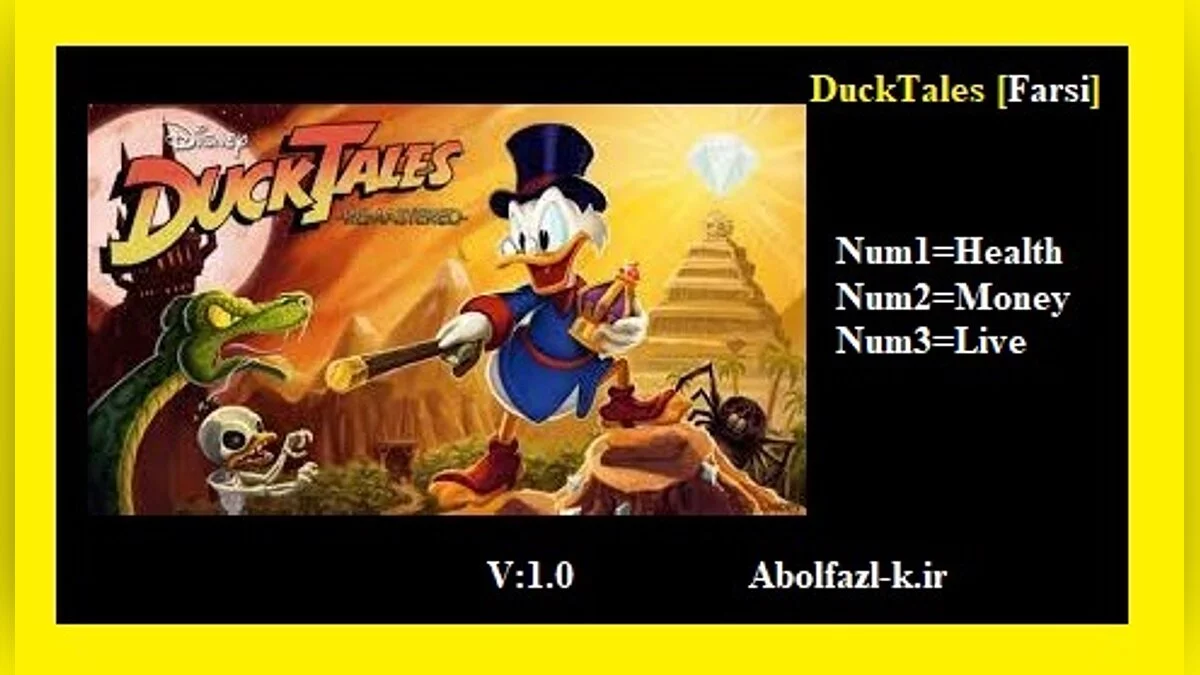 DuckTales Remastered — Trainer (+3) [1.0]