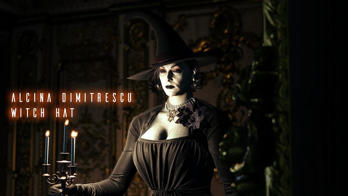 Resident Evil Village — Alsina in a witch hat