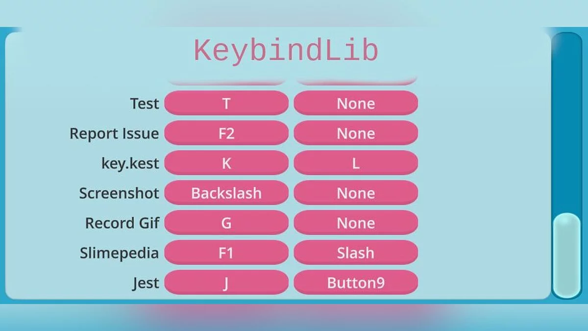 Slime Rancher — KeybindLib (Core Mod) - keyboard shortcuts