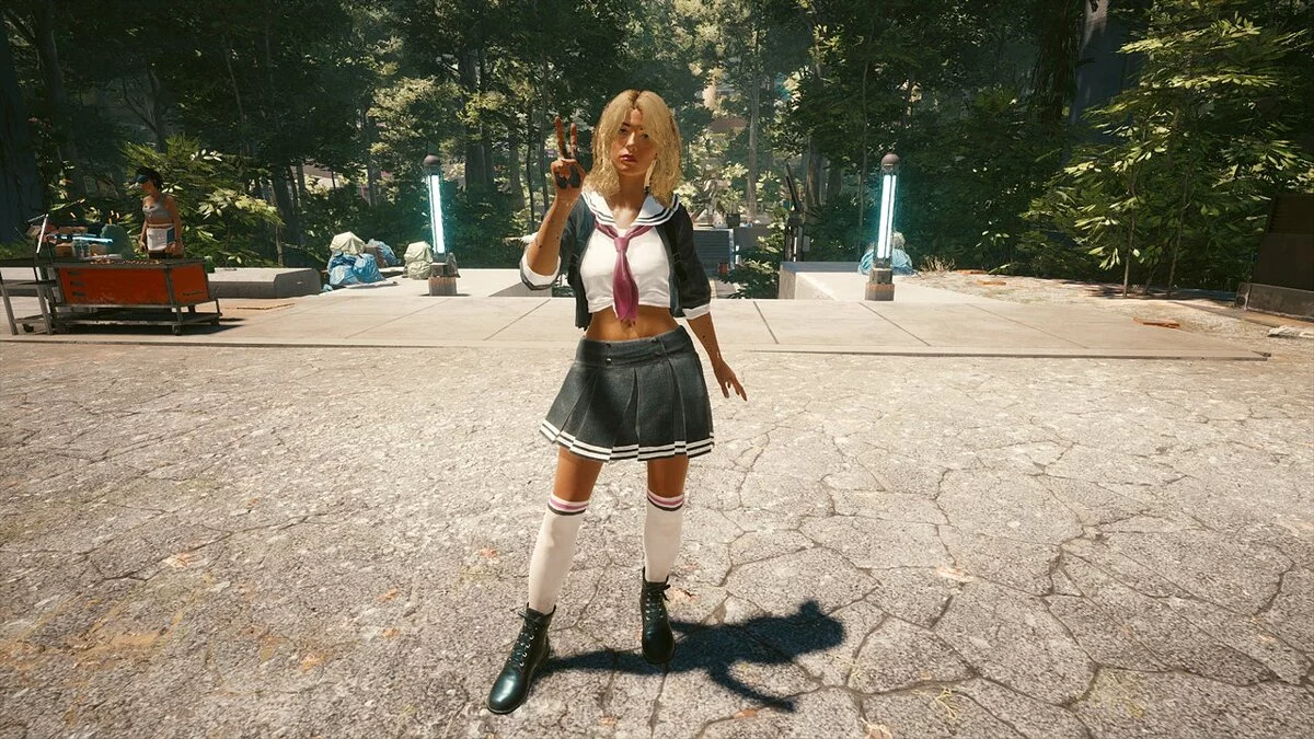 Cyberpunk 2077 — Вбрання та зачіска Беккі