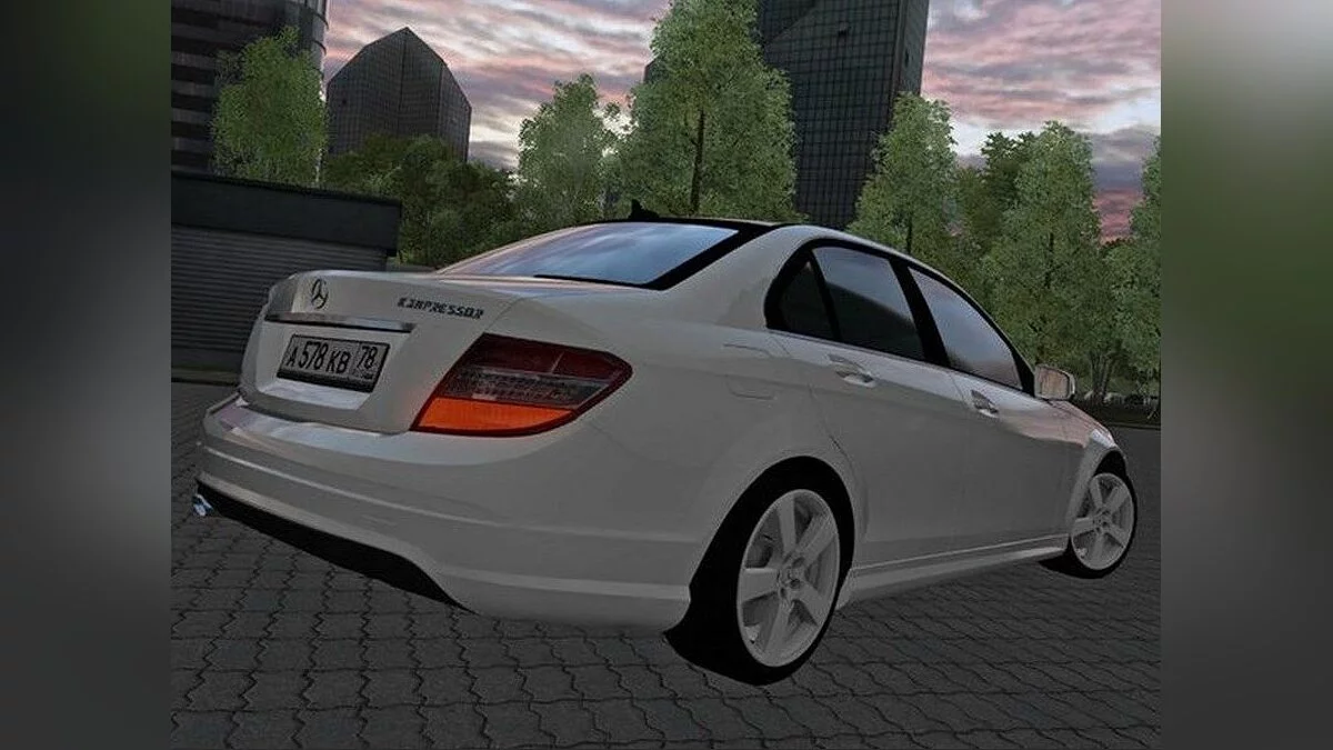 City Car Driving — Mercedes-Benz С180 W204