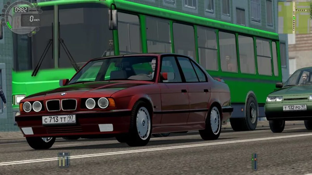 City Car Driving — BMW Serie 5 525 y E34