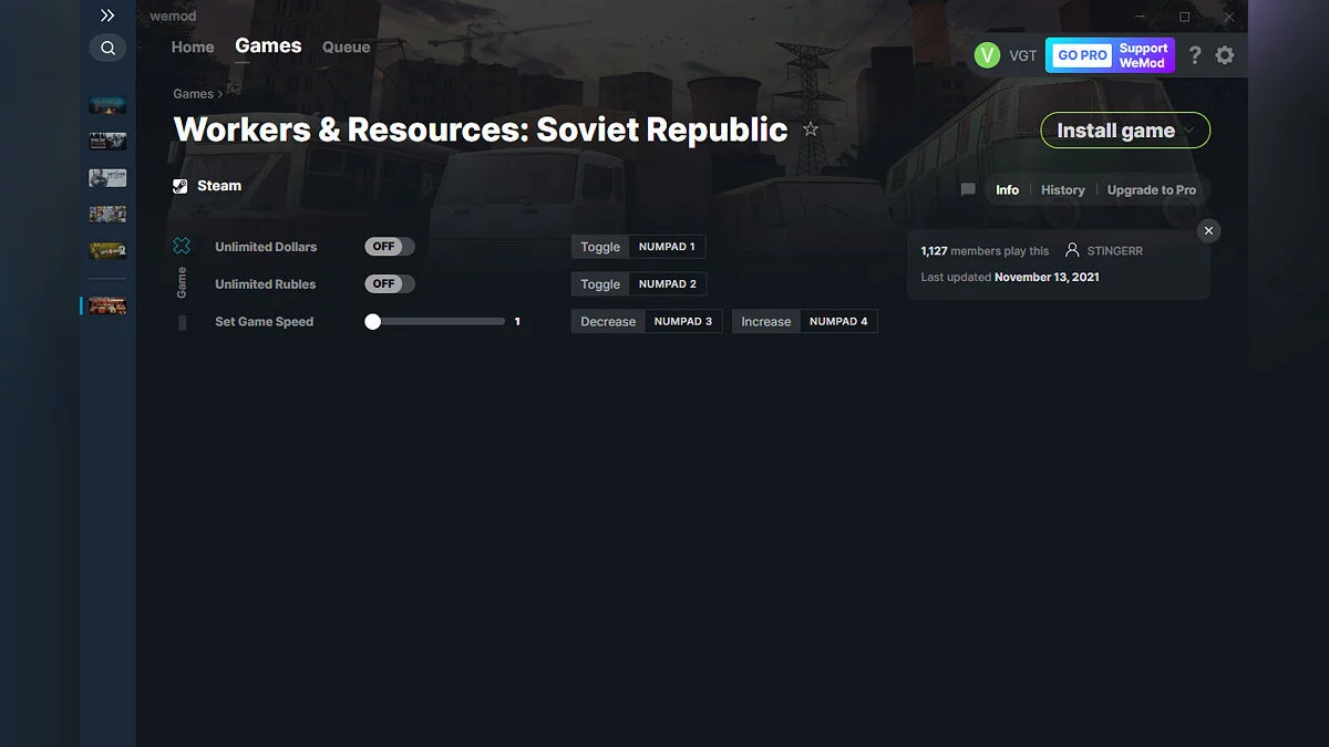 Workers &amp; Resources: Soviet Republic — Entrenador (+3) del 13/11/2021 [WeMod]