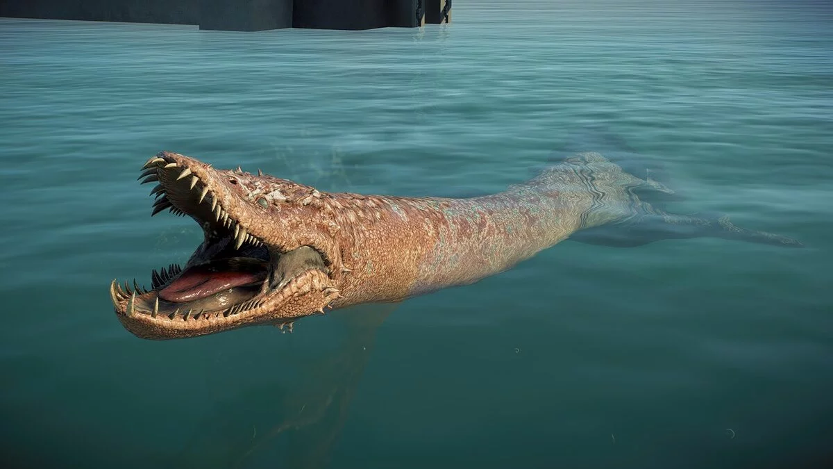 Jurassic World Evolution 2 — Улучшенный эласмозавр