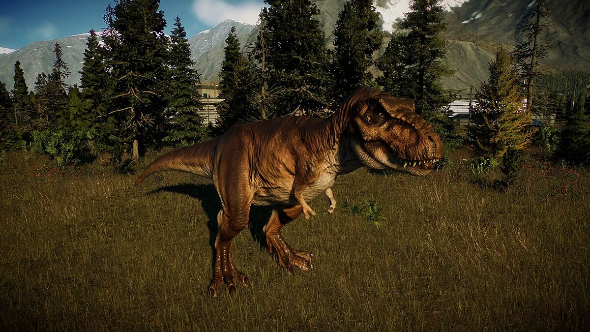 Jurassic World Evolution 2 — Máscaras de tiranosaurio más precisas