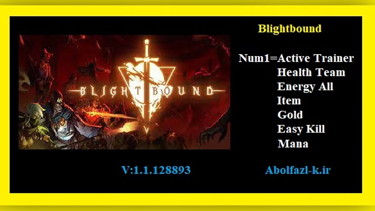 Blightbound — Trainer (+6) [1.1.128893]