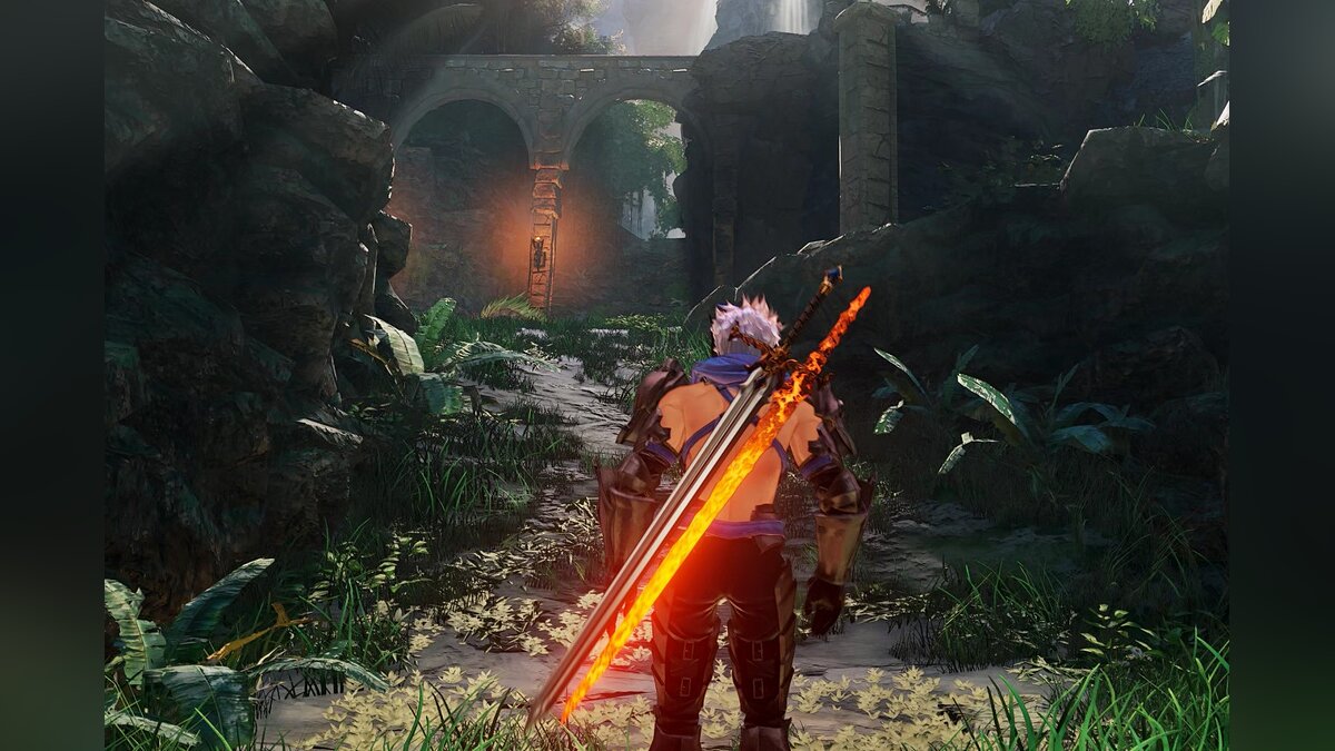 Tales of Arise — Longsword and Excalibur-style Fire Sword