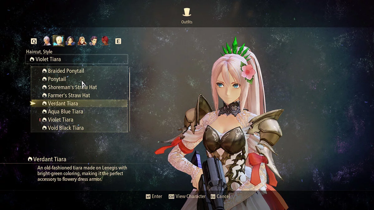 Tales of Arise — Більше кольорів тіари Шіонни