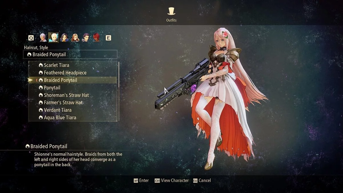 Tales of Arise — Flowing hair (with physics) for Shionna