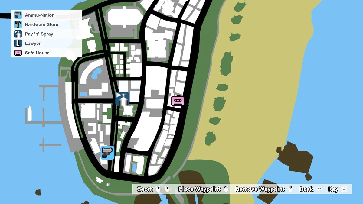 GTA: The Trilogy – The Definitive Edition — Класичний радар для GTA Vice City