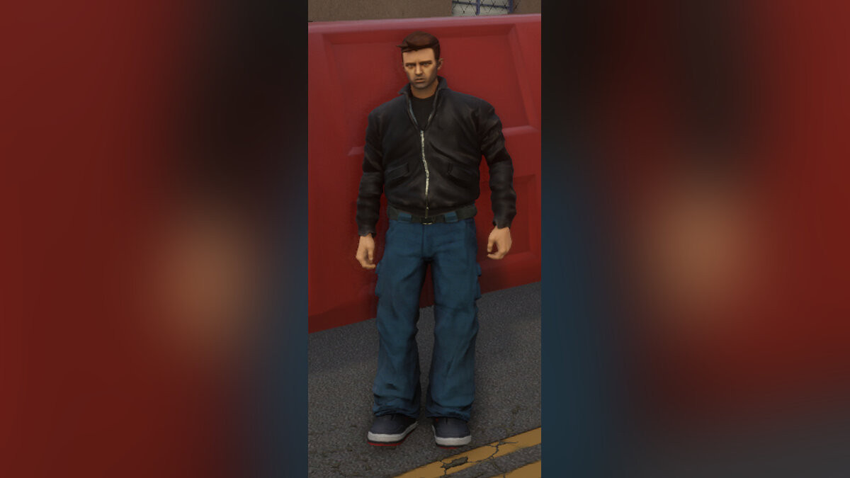 GTA: The Trilogy – The Definitive Edition — Claude in blue jeans