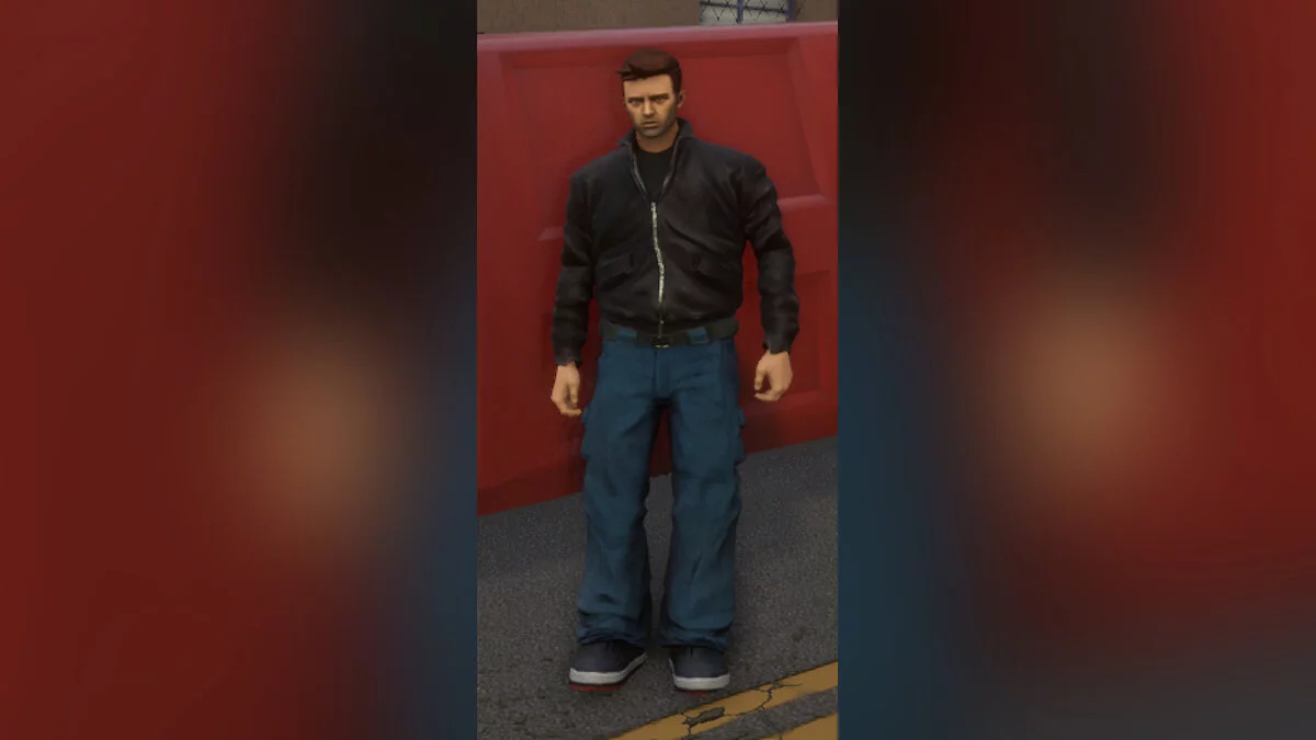 GTA: The Trilogy – The Definitive Edition — Claude in blue jeans