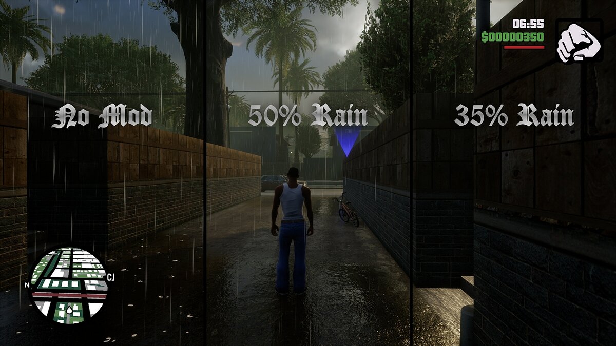 GTA: The Trilogy – The Definitive Edition — Corrected rain