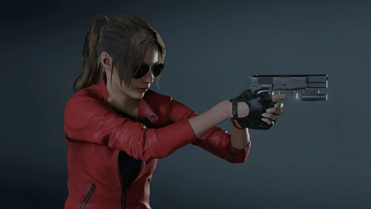 Resident Evil 2 — Клэр в темных очках