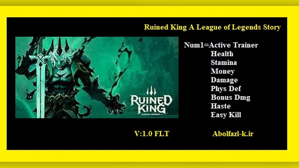 Ruined King: A League of Legends Story — Entrenador (+8) [1.0]