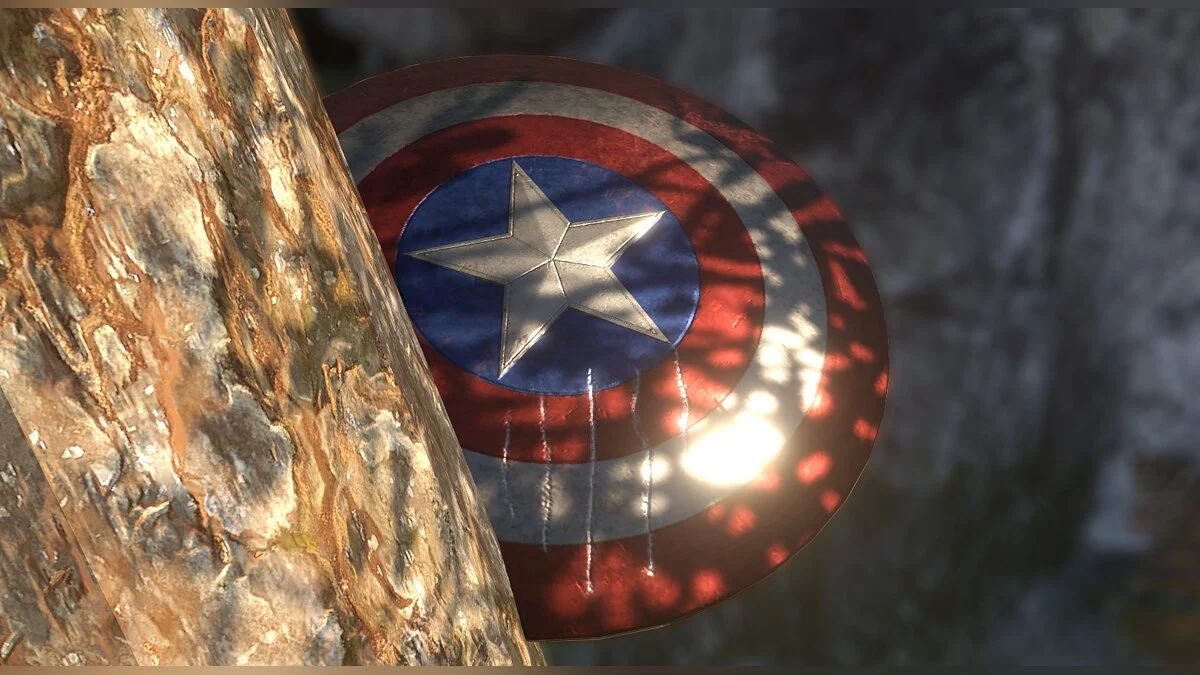 Blade and Sorcery — Captain America's shield from the game Marvel Avengers