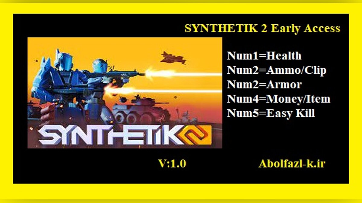 SYNTHETIK 2 — Trainer (+5) [1.0]