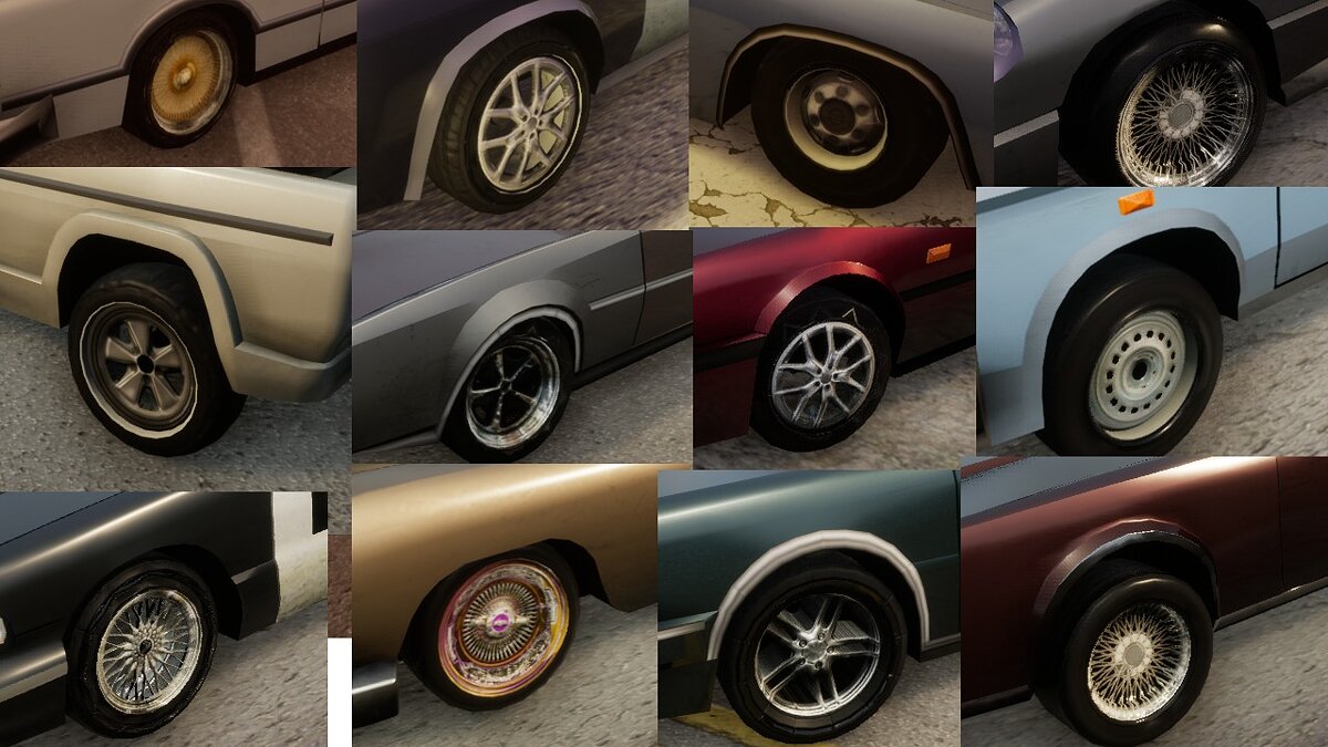 GTA: The Trilogy – The Definitive Edition — New wheels for all cars