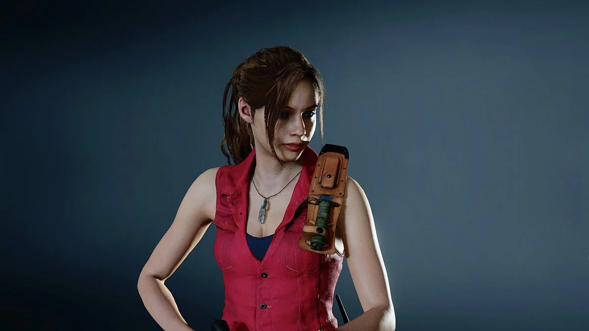 Resident Evil 2 — El color de cabello original de Claire.