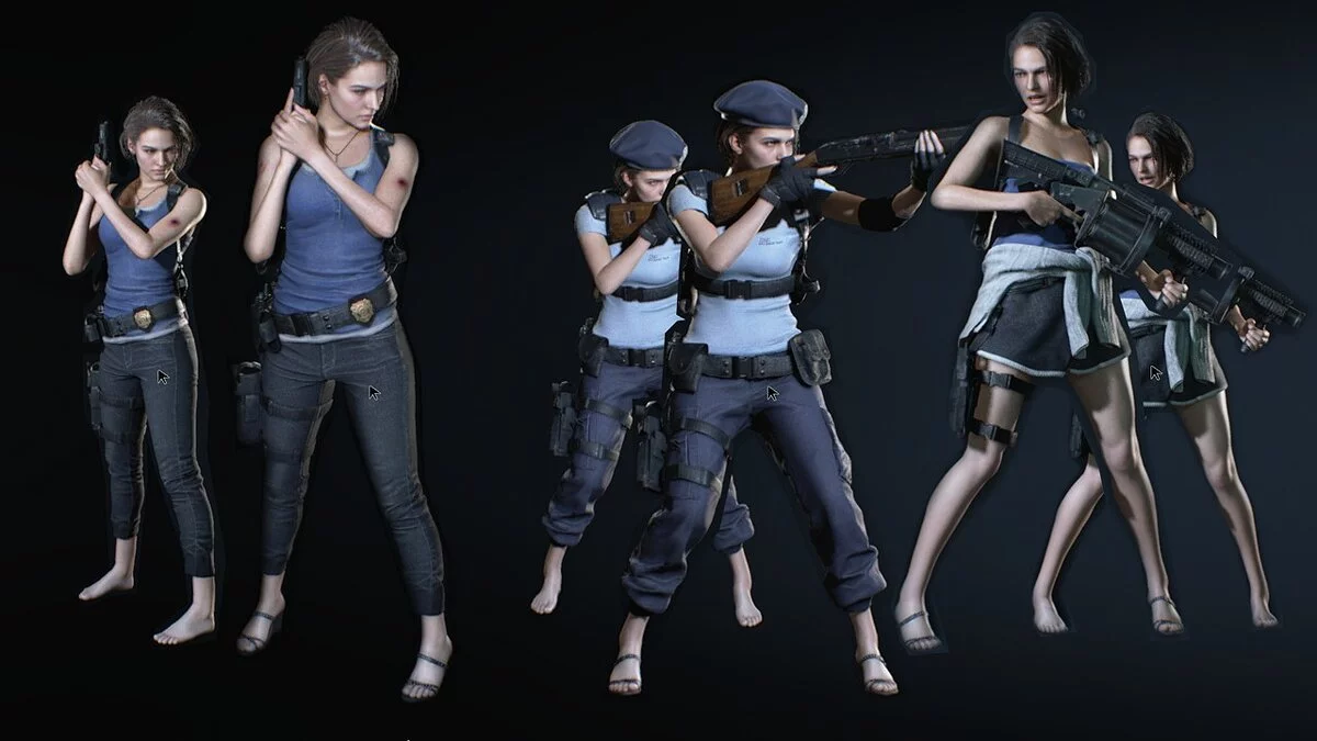 Resident Evil 3 — Jill's original costumes