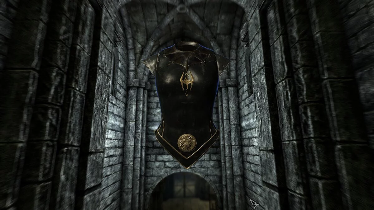 Elder Scrolls 5: Skyrim Special Edition — Кольчуга лорда - ретекстур в стиле эбонита