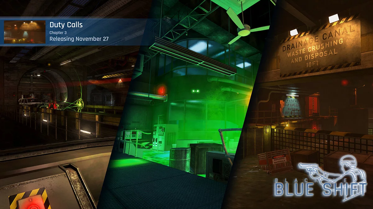 Black Mesa — Half-Life: Blue Shift: Розділи 1-3