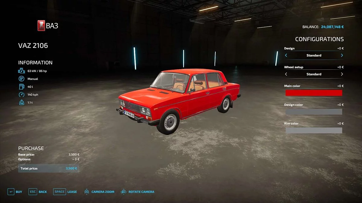 Farming Simulator 22 — VAZ 2106 / LADA 1600