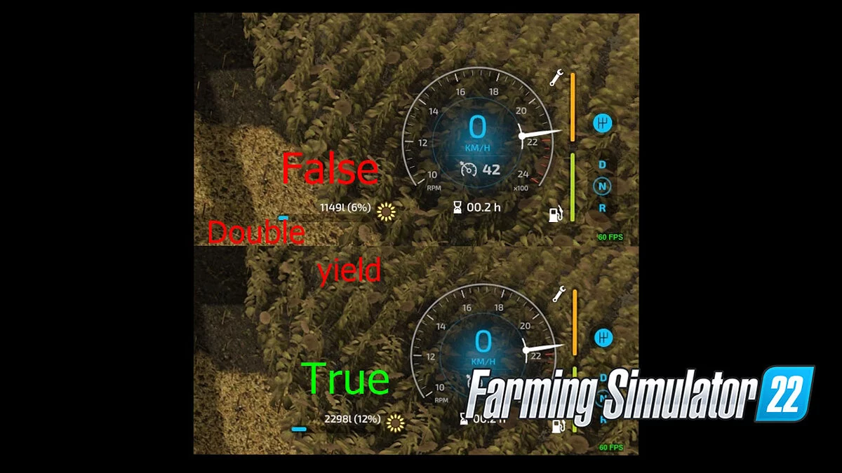 Farming Simulator 22 — Increased yield