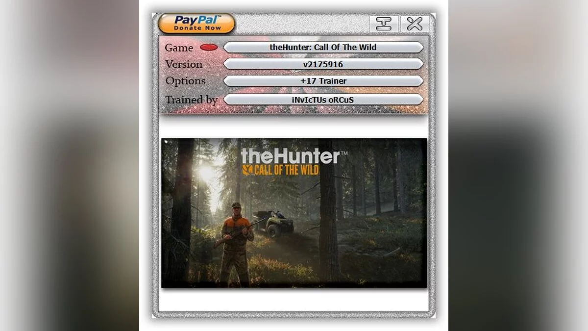 theHunter: Call of the Wild — Trainer (+17) [2050156 - 2175916]