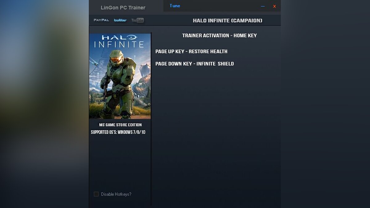 Halo Infinite — Trainer (+2) [1.0]