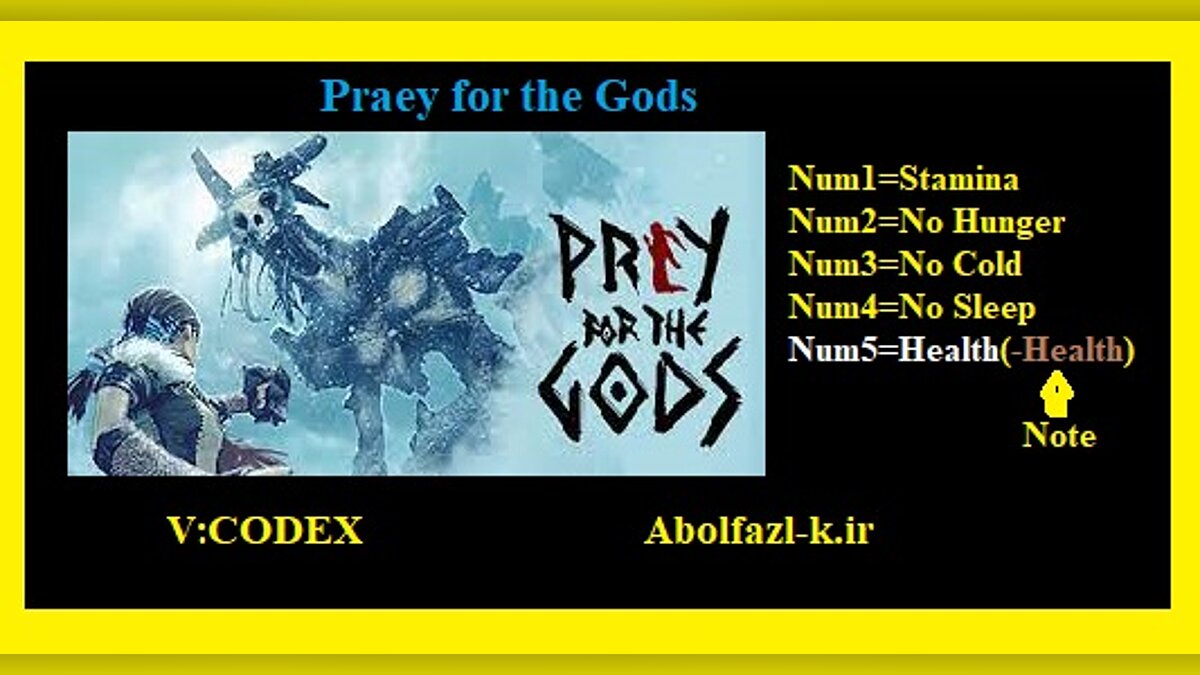 Praey for the Gods — Trainer (+5) [Latest Codex Version]