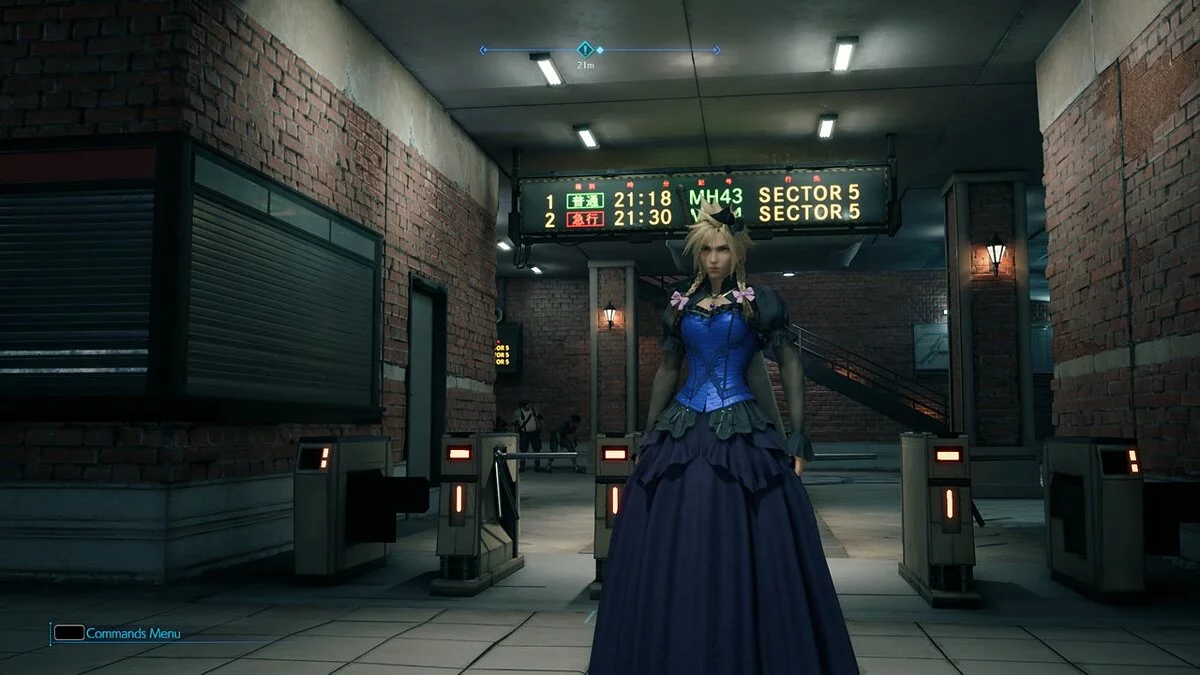 Final Fantasy VII Remake — Vestido normal para Claude