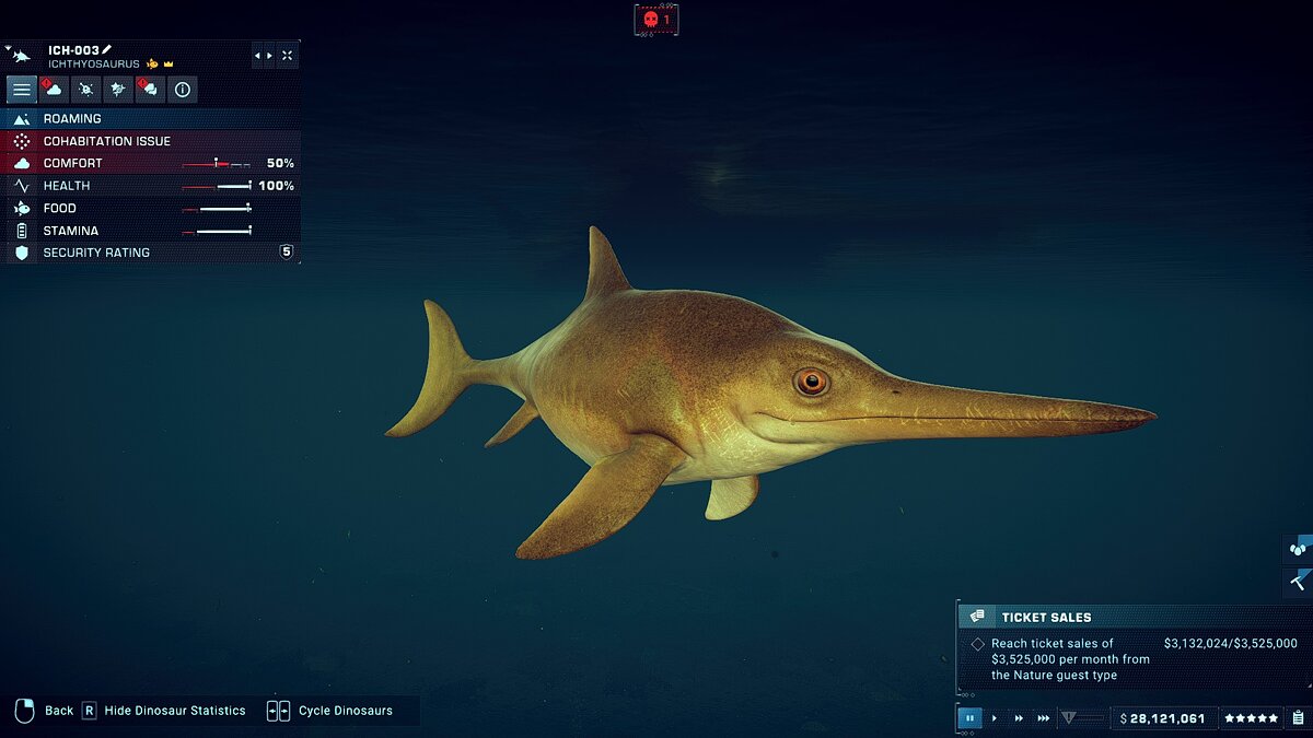 Jurassic World Evolution 2 — Fish eyes of an ichthyosaur