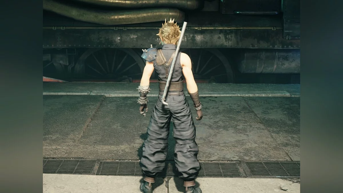 Final Fantasy VII Remake — tubo de hierro