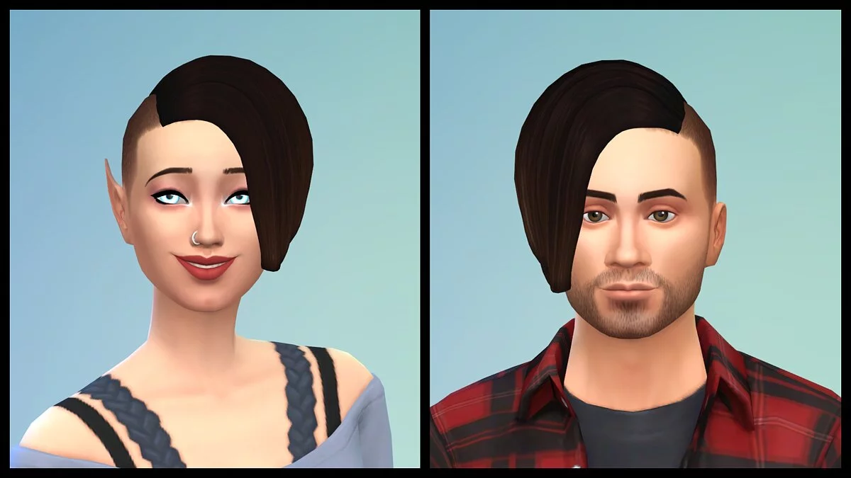 The Sims 4 — Jay Undercut Hairstyle