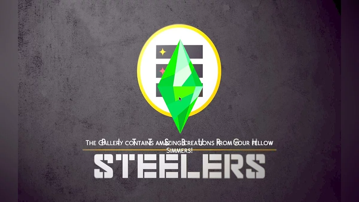 The Sims 4 — Pantalla de carga personalizada de los Pittsburgh Steelers