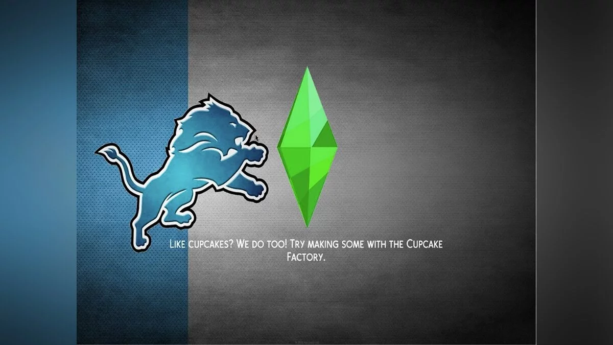 The Sims 4 — Pantalla de carga personalizada de los Detroit Lions