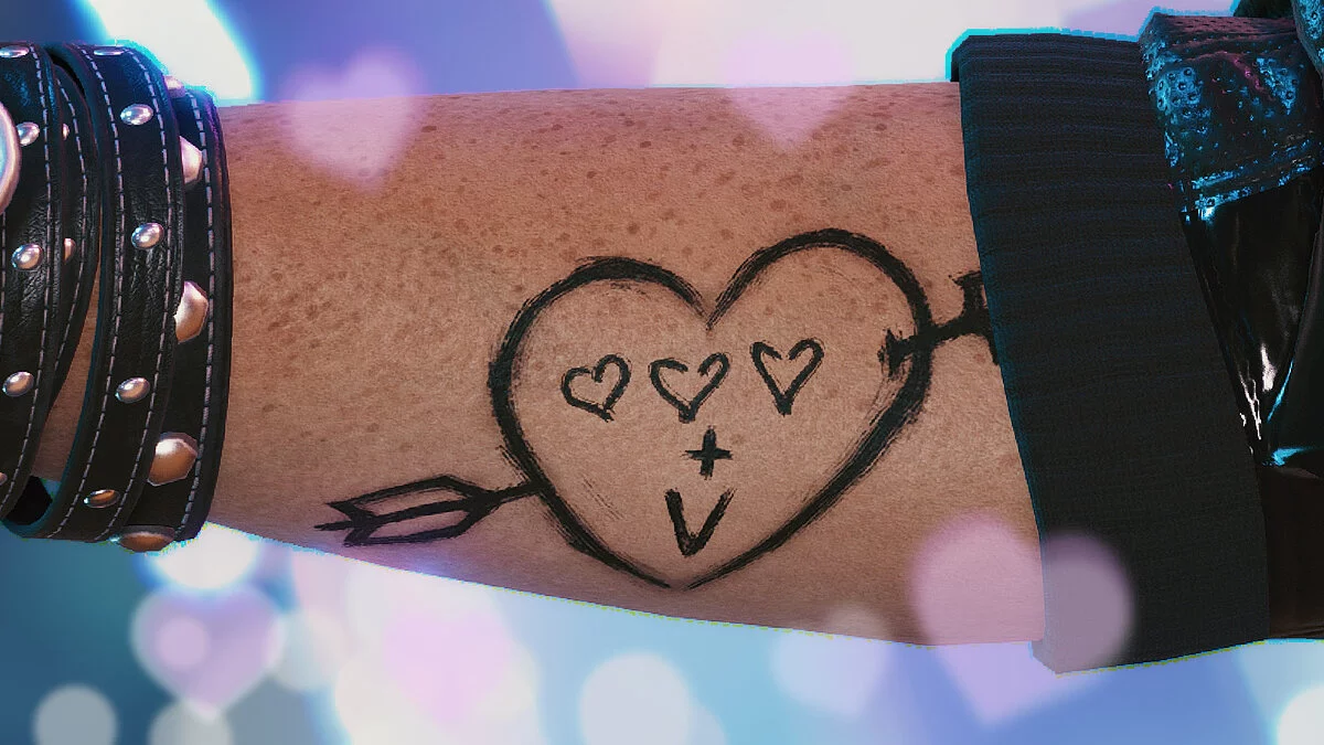 Cyberpunk 2077 — Another "Johnny + V" tattoo