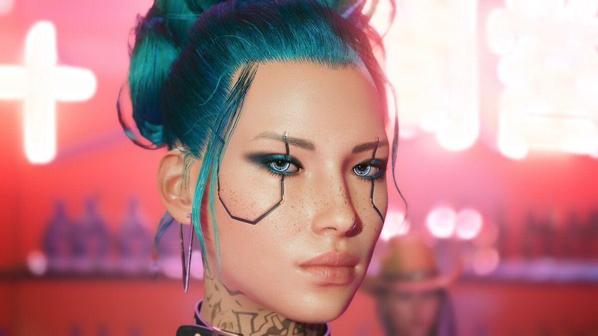 Cyberpunk 2077 — Turquoise preset for V