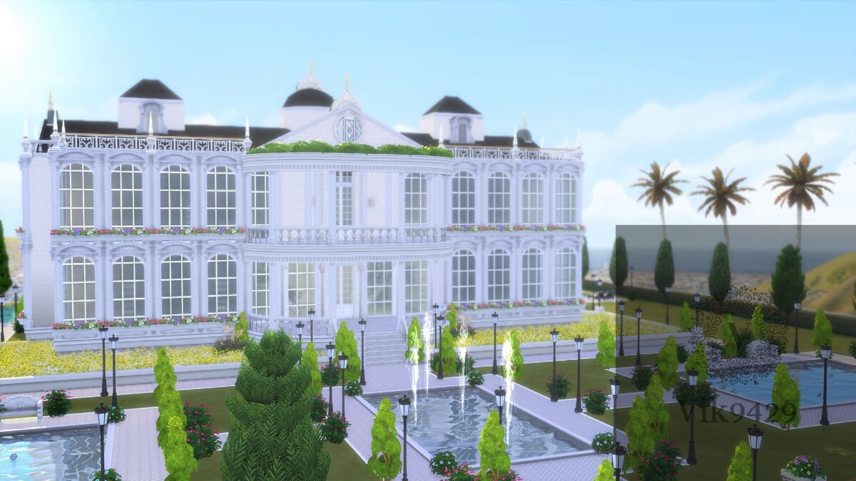 The Sims 4 — Celebrity Mansion Chateau Pic