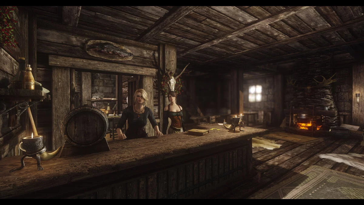 Elder Scrolls 5: Skyrim Special Edition — Helga's improved bunkhouse