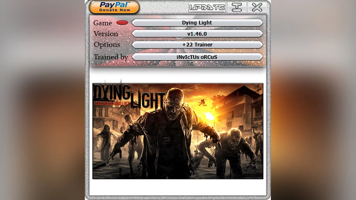 Dying Light — Трейнер (+27) [1.21 – 1.46.0]