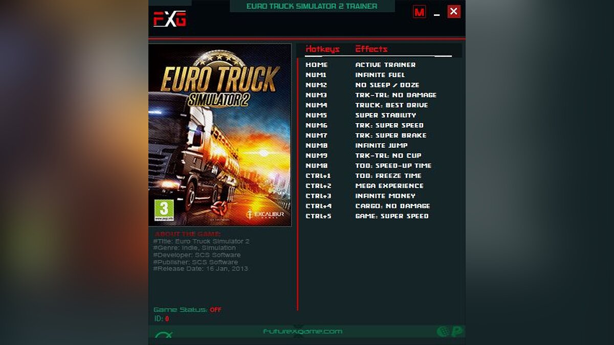 Euro Truck Simulator 2 — Trainer (+15) [1.16.x - v1.43.x.x]