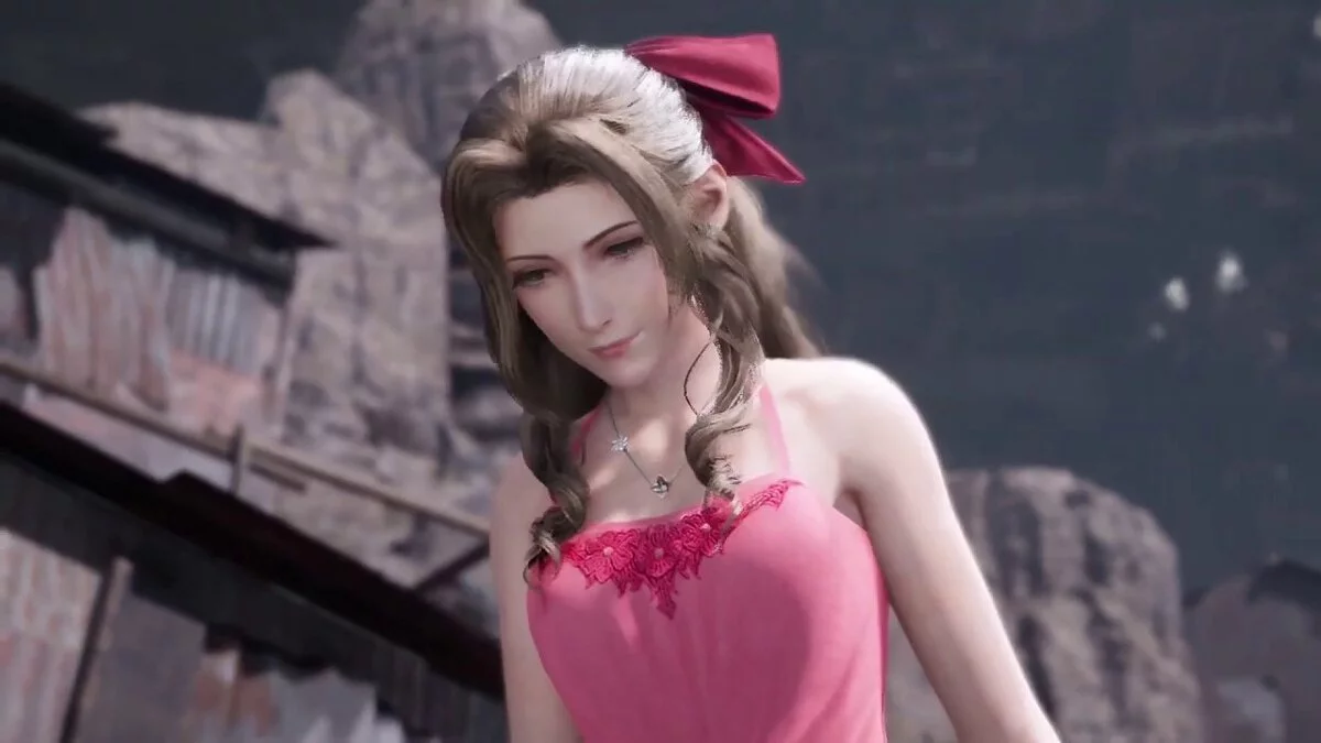 Final Fantasy VII Remake — El vestido habitual de Iris.